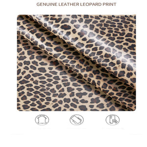 Custodia in pelle con stampa leopardata per Samsung Galaxy Zfold3