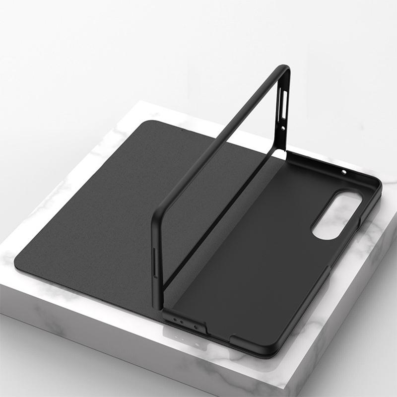 Custodia per cellulare Samsung Zfold3 Custodia in vetro con slot per penna laterale creativa